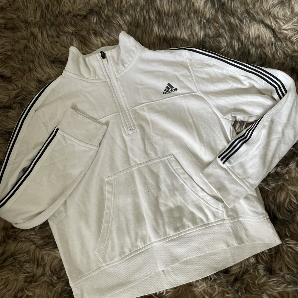 Adidas Quarter Zip Up Jacket